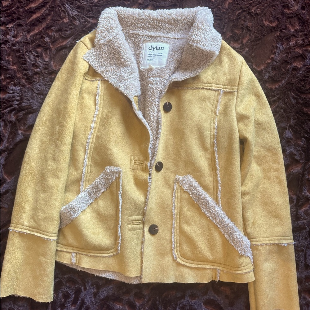 Dylan Yellow Jacket with Cream Accents